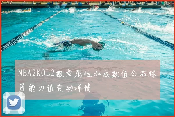 NBA2KOL2徽章属性加成数值公布球员能力值变动详情