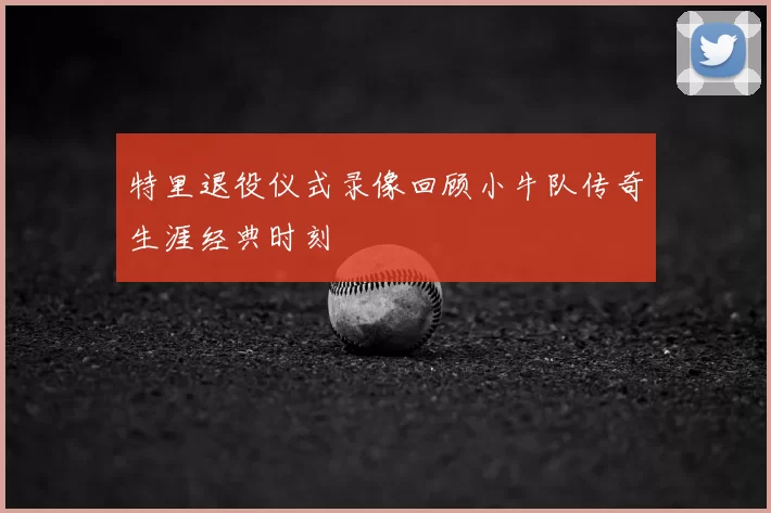 特里退役仪式录像回顾小牛队传奇生涯经典时刻