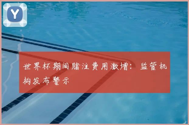 世界杯期间赌注费用激增：监管机构发布警示