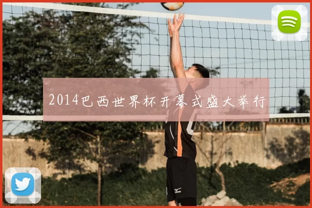2014巴西世界杯开幕式盛大举行