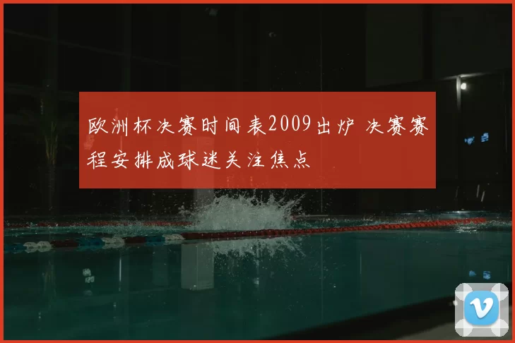 欧洲杯决赛时间表2009出炉 决赛赛程安排成球迷关注焦点